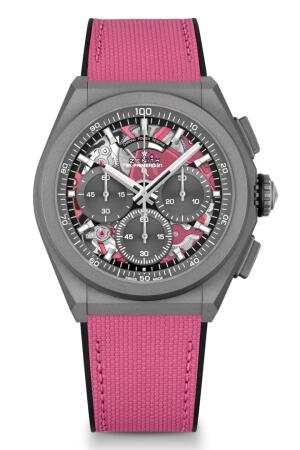 Replica Zenith Watch Defy 21 Ultra Colour Pink 97.9001.9004/80.R948.T3/P